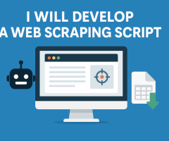 I will make a script that collects data from any website you need