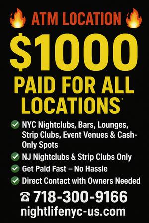 $500-$5000 Paid Per Location
